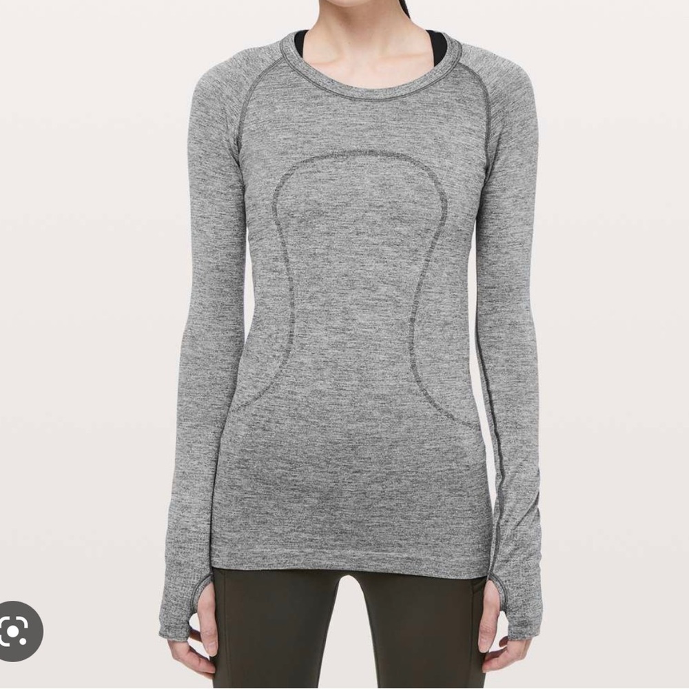 Lululemon Swiftly tech crew w/Sparkle